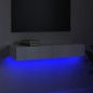 vidaXL TV-Schrank mit LED-Leuchten Hochglanz-Weiß 90x35x15,5 cm vidaXL TV-Schrank mit LED-Leuchten Hochglanz-Weiß 90x35x15,5 cm
