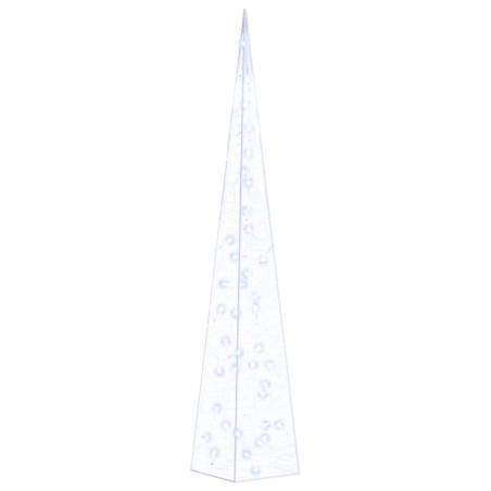 vidaXL LED-Leuchtkegel Acryl Deko Blau 90 cm 