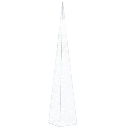 vidaXL LED-Leuchtkegel Acryl Deko Kaltweiß 60 cm  