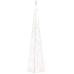 vidaXL LED-Leuchtkegel Acryl Deko Mehrfarbig 60 cm