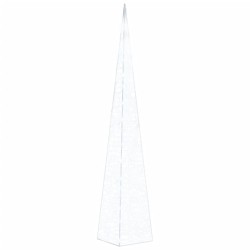 vidaXL LED-Leuchtkegel Acryl Deko Kaltweiß 120 cm