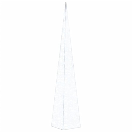 vidaXL LED-Leuchtkegel Acryl Deko Kaltweiß 120 cm