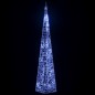 vidaXL LED-Leuchtkegel Acryl Deko 60 cm Blau vidaXL LED-Leuchtkegel Acryl Deko 60 cm Blau