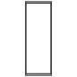 vidaXL Brennholzregal Mattschwarz 80x28x222 cm Stahl vidaXL Brennholzregal Mattschwarz 80x28x222 cm Stahl