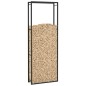 vidaXL Brennholzregal Mattschwarz 80x28x222 cm Stahl vidaXL Brennholzregal Mattschwarz 80x28x222 cm Stahl