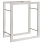 vidaXL Brennholzregal 50x28x56 cm Edelstahl vidaXL Brennholzregal 50x28x56 cm Edelstahl