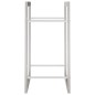 vidaXL Brennholzregal 50x28x56 cm Edelstahl vidaXL Brennholzregal 50x28x56 cm Edelstahl