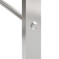 vidaXL Brennholzregal 50x28x56 cm Edelstahl vidaXL Brennholzregal 50x28x56 cm Edelstahl