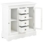 vidaXL Sideboard Weiß 70x28x70 cm Massivholz Kiefer vidaXL Sideboard Weiß 70x28x70 cm Massivholz Kiefer