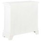 vidaXL Sideboard Weiß 70x28x70 cm Massivholz Kiefer vidaXL Sideboard Weiß 70x28x70 cm Massivholz Kiefer