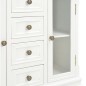 vidaXL Sideboard Weiß 70x28x70 cm Massivholz Kiefer vidaXL Sideboard Weiß 70x28x70 cm Massivholz Kiefer