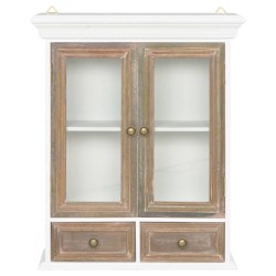 vidaXL Wandschrank Weiß 49x22x59 cm Holzwerkstoff