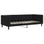 vidaXL Tagesbett mit Matratze Schwarz 90x190 cm Samt vidaXL Tagesbett mit Matratze Schwarz 90x190 cm Samt