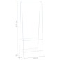 vidaXL Kleiderständer 59 x 35 x 150 cm Weiß vidaXL Kleiderständer 59 x 35 x 150 cm Weiß