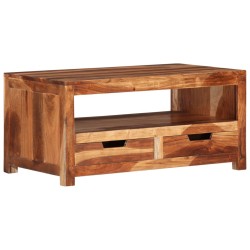 vidaXL Couchtisch 84x49x40 cm Massivholz Akazie