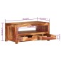vidaXL Couchtisch 84x49x40 cm Massivholz Akazie vidaXL Couchtisch 84x49x40 cm Massivholz Akazie
