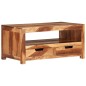 vidaXL Couchtisch 84x49x40 cm Massivholz Akazie vidaXL Couchtisch 84x49x40 cm Massivholz Akazie