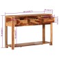 vidaXL Konsolentisch 110x35x75 cm Massivholz Akazie vidaXL Konsolentisch 110x35x75 cm Massivholz Akazie