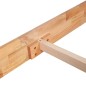 vidaXL Massivholzbett Eiche 90x200 cm vidaXL Massivholzbett Eiche 90x200 cm