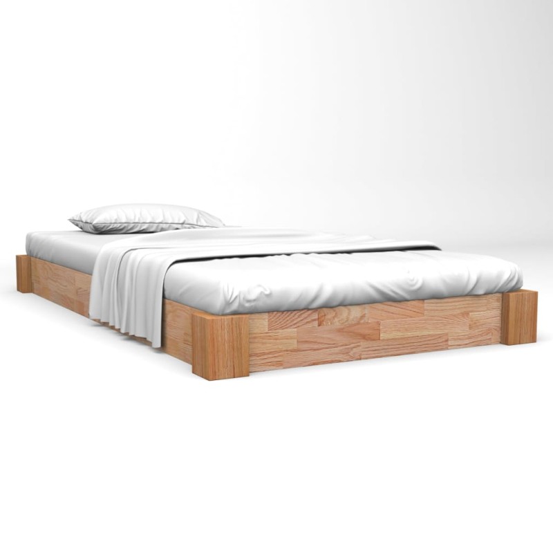 vidaXL Massivholzbett Eiche 160x200 cm vidaXL Massivholzbett Eiche 160x200 cm