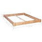 vidaXL Massivholzbett Eiche 160x200 cm vidaXL Massivholzbett Eiche 160x200 cm