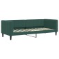 vidaXL Tagesbett Ausziehbar mit Matratzen Dunkelgrün 80x200 cm Samt vidaXL Tagesbett Ausziehbar mit Matratzen Dunkelgrün 80x200 cm Samt