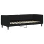 vidaXL Tagesbett Ausziehbar mit Matratzen Schwarz 80x200 cm Samt vidaXL Tagesbett Ausziehbar mit Matratzen Schwarz 80x200 cm Samt