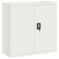 vidaXL Aktenschrank Weiß 90x40x90 cm Stahl vidaXL Aktenschrank Weiß 90x40x90 cm Stahl