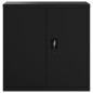 vidaXL Aktenschrank Schwarz 90x40x90 cm Stahl vidaXL Aktenschrank Schwarz 90x40x90 cm Stahl