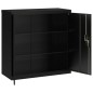 vidaXL Aktenschrank Schwarz 90x40x90 cm Stahl vidaXL Aktenschrank Schwarz 90x40x90 cm Stahl