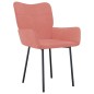 Esszimmerstühle 2 Stk. Rosa Samt Esszimmerstühle 2 Stk. Rosa Samt