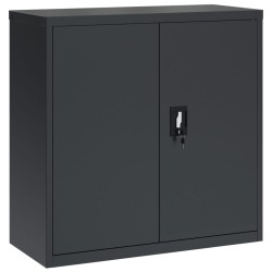 vidaXL Aktenschrank Anthrazit 90x40x90 cm Stahl