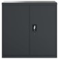 vidaXL Aktenschrank Anthrazit 90x40x90 cm Stahl vidaXL Aktenschrank Anthrazit 90x40x90 cm Stahl