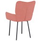 Esszimmerstühle 2 Stk. Rosa Samt Esszimmerstühle 2 Stk. Rosa Samt