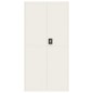 vidaXL Aktenschrank Weiß 90x40x180 cm Stahl vidaXL Aktenschrank Weiß 90x40x180 cm Stahl