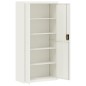 vidaXL Aktenschrank Weiß 90x40x180 cm Stahl vidaXL Aktenschrank Weiß 90x40x180 cm Stahl