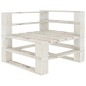 vidaXL 4-tlg. Garten-Lounge-Set Paletten mit Cremeweißen Kissen Holz vidaXL 4-tlg. Garten-Lounge-Set Paletten mit Cremeweißen Kissen Holz