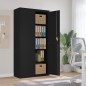 vidaXL Aktenschrank Schwarz 90x40x180 cm Stahl vidaXL Aktenschrank Schwarz 90x40x180 cm Stahl