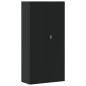 vidaXL Aktenschrank Schwarz 90x40x180 cm Stahl vidaXL Aktenschrank Schwarz 90x40x180 cm Stahl