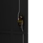 vidaXL Aktenschrank Schwarz 90x40x180 cm Stahl vidaXL Aktenschrank Schwarz 90x40x180 cm Stahl