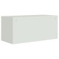 vidaXL Aktenschrank Hellgrau 90x40x130 cm Stahl vidaXL Aktenschrank Hellgrau 90x40x130 cm Stahl