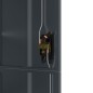 vidaXL Aktenschrank Anthrazit 90x40x180 cm Stahl vidaXL Aktenschrank Anthrazit 90x40x180 cm Stahl