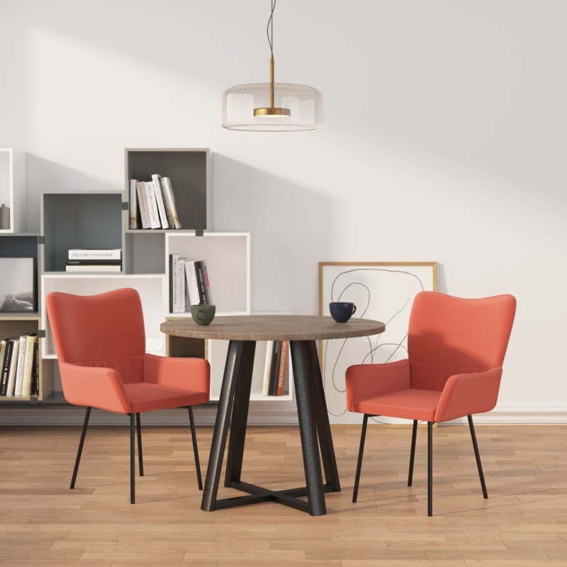Esszimmerstühle 2 Stk. Rosa Samt Esszimmerstühle 2 Stk. Rosa Samt