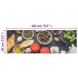 vidaXL Küchenteppich Waschbar Wein & Essen 60x180 cm Samt vidaXL Küchenteppich Waschbar Wein & Essen 60x180 cm Samt
