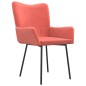 Esszimmerstühle 2 Stk. Rosa Samt Esszimmerstühle 2 Stk. Rosa Samt