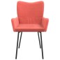 Esszimmerstühle 2 Stk. Rosa Samt Esszimmerstühle 2 Stk. Rosa Samt