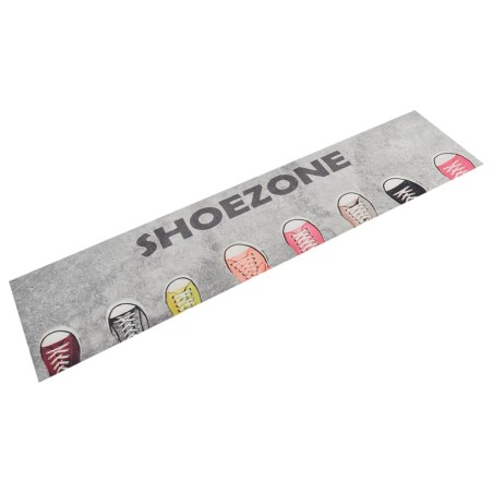 vidaXL Küchenteppich Waschbar Shoezone 60x300 cm Samt