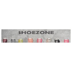 vidaXL Küchenteppich Waschbar Shoezone 60x300 cm Samt