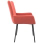 Esszimmerstühle 2 Stk. Rosa Samt Esszimmerstühle 2 Stk. Rosa Samt