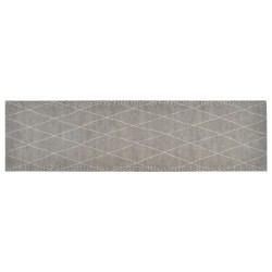 vidaXL Küchenteppich Waschbar Raute 45x150 cm Samt